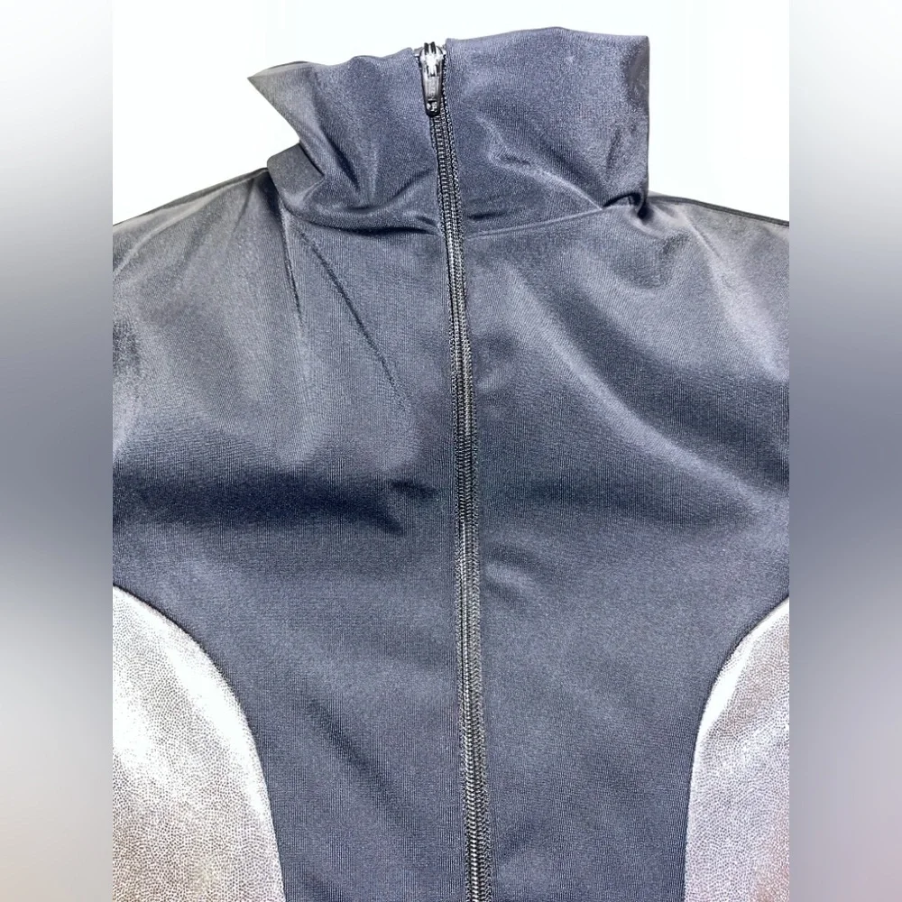 Balera Metallic zip front leotard - Picture 8 of 9
